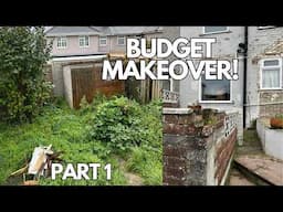 UK Budget Garden Makeover Prep Work - Part 1