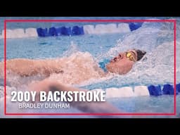 Bradley Dunham Takes Home Third Win of Meet in 200Y Backstroke | 2024 Toyota U.S. Open