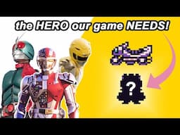 Designing a Tokusatsu hero for our Motorcycle RPG! | Petal Runner