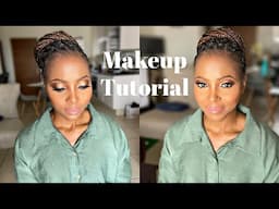 Smokey eye tutorial | Easy step by step |Beginners makeup tutorial | South African youtuber