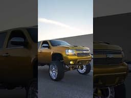 Candy Gold Lifted Chevy Tahoe on Off-road 28’s