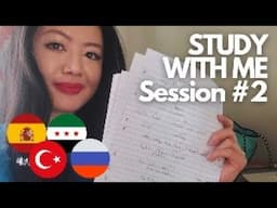 LIVE Language Study-Together Session - Turkish, Arabic, Russian, and Spanish