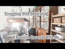 If You Struggle To Decorate… This One’s For You | REAL LIFE Antique Decorate With Me