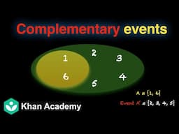 Complementary events | Probability | Grade 11 | Math | Khan Academy