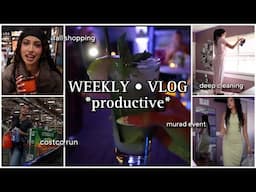 WEEKLY VLOG (fall shopping, first event, deep cleaning, school)