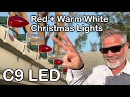 Candy Cane Christmas Lights - C9 LED Christmas Lights for Roofline, Gutters, Hips and Ridges