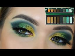 SMOKE SESSIONS MELT COSMETICS PALETTE TUTORIAL | SHOP MY STASH | GREEN EYE LOOK | STEP BY STEP