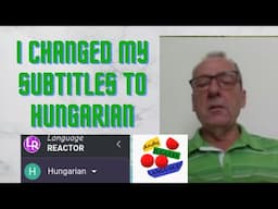 I changed my subtitles to #Hungarian