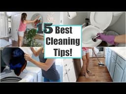 15 Best Cleaning Tips and Hacks | Clean with Me