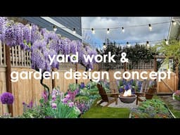 Yard Work & Garden Design Concept