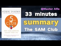 Summary of The 5AM Club by Robin Sharma | 33 minutes audiobook summary | #selfhelp