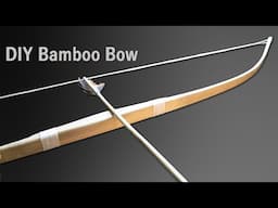 How to make the bamboo Bow :: Diy bamboo bow :: Bamboo Craft