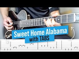 🎸 How to play SWEET HOME ALABAMA - Guitar Lesson | Tab / Tutorial / Cover