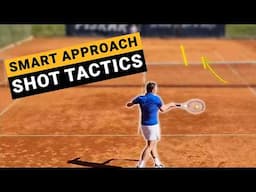 How To Approach The Net In Tennis - Cross vs Down The Line