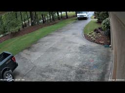 FedEx Driver Off-Roading over our new sod