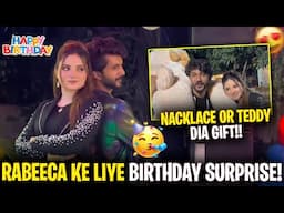 Rabeeca Ke Liye Birthday Surprise♥️  Nacklace Or Teddy Dia Gift🎁