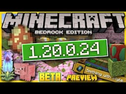 1.20.0.24 BETA OUT NOW! ⚒️ Icon’s + Seed Picker** 🤣 Minecraft Bedrock Preview ✅Changelog