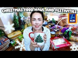 CHRISTMAS ALDI HAUL WITH PRICES, Still Pregnant, Prep With Me and Christmas Tree Day