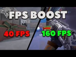 VALORANT BEST FPS & INPUT DELAY BOOST (NEW METHODS +60 FPS)