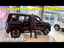 11.50 Lakh me KIA SYROS HTK+ Panoramic Sunroof aur bhi Mast Features and Space