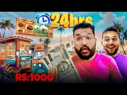 Living On Rs 1000 For 24 Hours Challenge In GOA