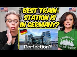 American Couple Reacts: Germany Has The World's Best Train Station? FIRST TIME REACTION