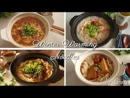 4 Winter Warming Noodles | Japanese Cooking Vlog