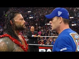 John Cena Face To Face Roman Reigns Before Royal Rumble WWE Raw 27 January 2025 Highlights