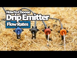 How to Choose the Right Drip Emitter Flow Rate