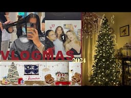 VLOGMAS 2024 (1-6 Dez) bullet journal, montar a arvore & novo corte ♥️