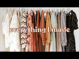 Everything I made in 2024! (20+ Sewing Ideas to Try) | SEWING MY DREAM ME-MADE WARDROBE