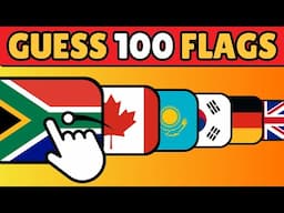 GUESS 100 FLAGS IN THE WORLD | FLAG QUIZ | GUESS THE FLAG #flag #quiz