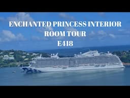 Enchanted Princess - Interior Room Tour Cabin E418