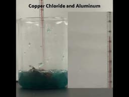 copper chloride and aluminum Simple Chemistry Experiment Chemical reactions