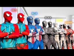 5 SPIDER-MAN Bros vs MAGIC PICTURE ( SUPERHERO vs VILLAIN World ) Comedy Stunt Action by Follow Me