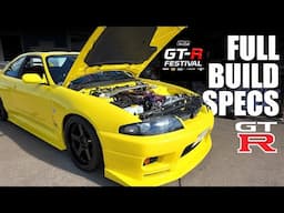 800HP R33 -Yellow Monster Build by @hdwerks  at GTR FEST