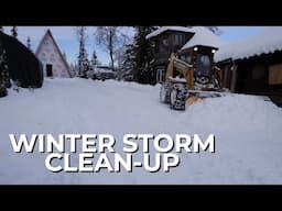 Snow Removal ASMR | Complete Snow Clearing in Alaska