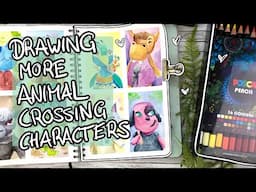 DRAWING ANIMAL CROSSING CHARACTERS // Mossery // Sennelier Watercolor