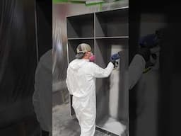 Painting Custom Garage Cabinets! #diy #painting #cabinets @GracoHomeownerSprayers