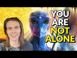 Aliens & Angels are Speaking to Me. You are Not Alone. (Blue Avians)