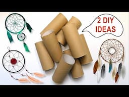 I Made Perfect Wall Decor from Toilet Paper Rolls 💫 2 Easy Reuse Craft Ideas ♻️ Home Decor DIY