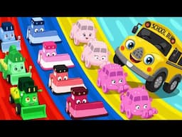 Play with Toys Cars | Painting Toys | Learn While Playing | Nursery Rhymes & Kids Song