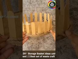 Easy DIY Rope Basket #manacreativecorner