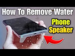 Mobile Ke Speaker Se Pani Kaise Nikale | How To Remove Water From Phone Speaker