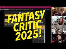 Easy Allies Fantasy Critic 2025! - 2024 Results and New 2025 Draft!