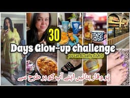 A 30 Day Glow-up Challenge You can Actually Stick to ! Realistic way to become beautiful inside out