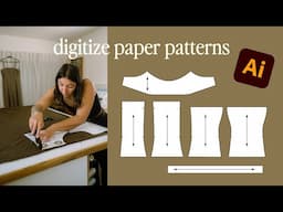 How to Digitize Paper Patterns in Adobe Illustrator