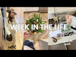 VLOG: Huge Amazon Haul! Healthy Recipes, Babymoon, Planning Outfits & Packing | Julia & Hunter