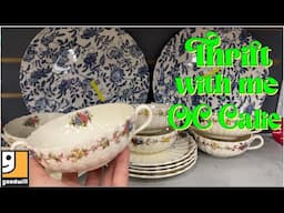 GOODWILL OC California thrift shop with me. Spode, Kutani China, Churchill, Royal Albert, Franciscan