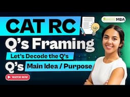 CAT 2025: Reading Comprehension Complete Preparation Type Of Question | Tricks To Solve RC Questions